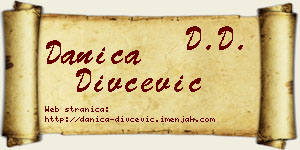 Danica Divčević vizit kartica